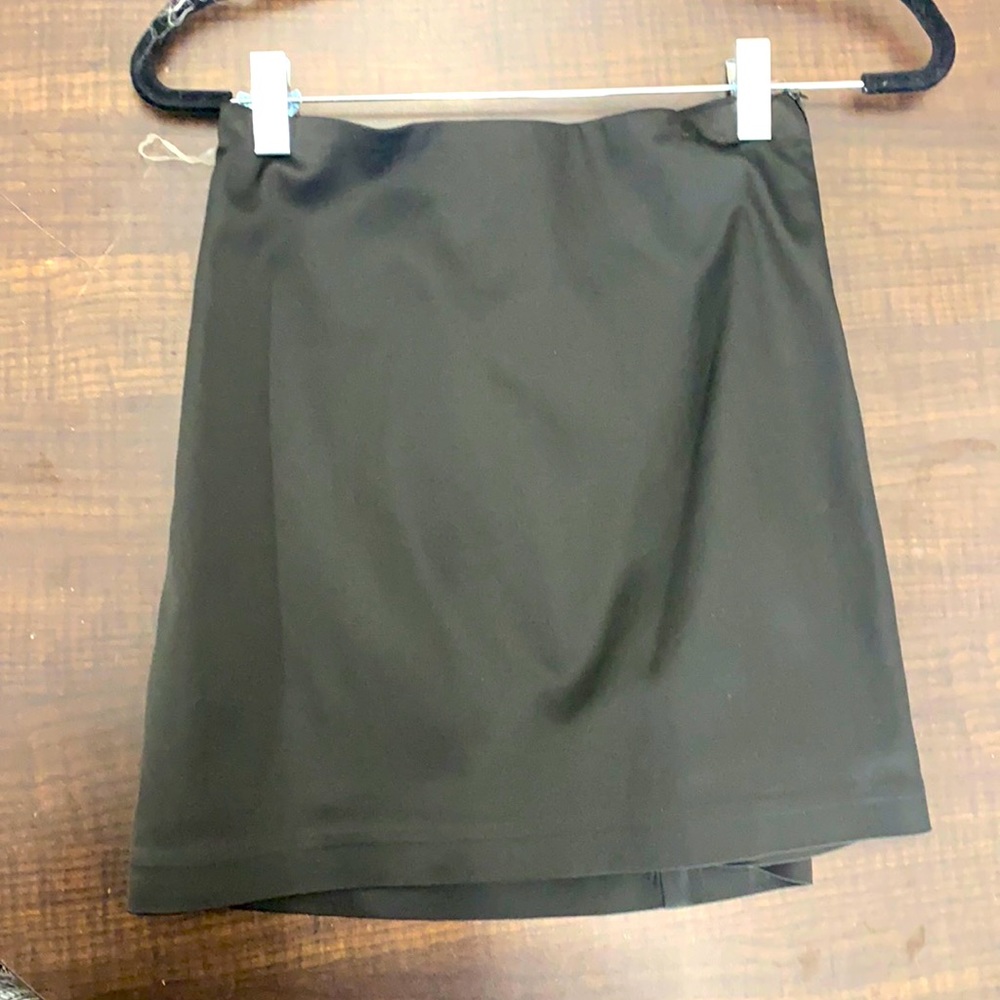 Black short mini skort